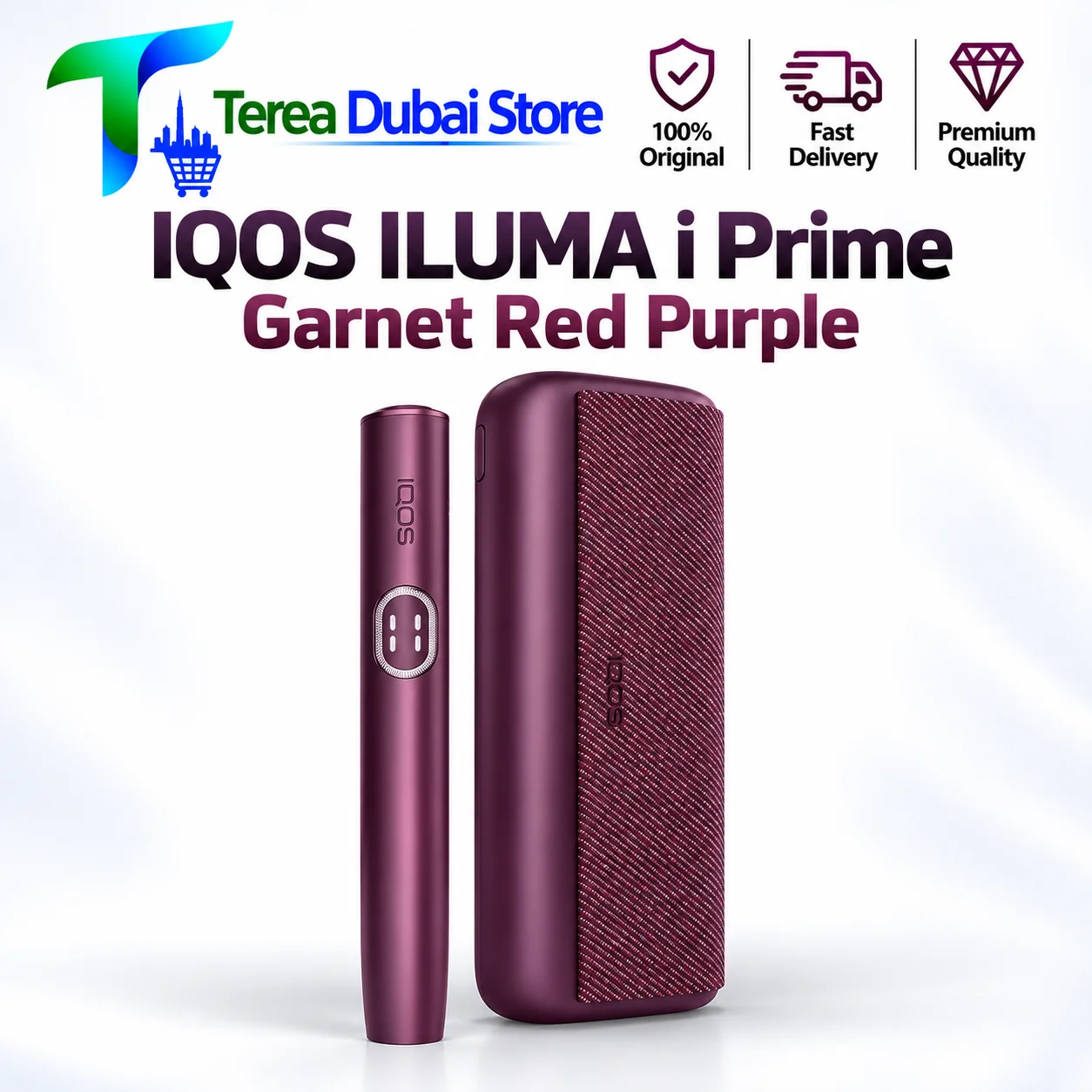 IQOS ILUMA i PRIME Garnet Red