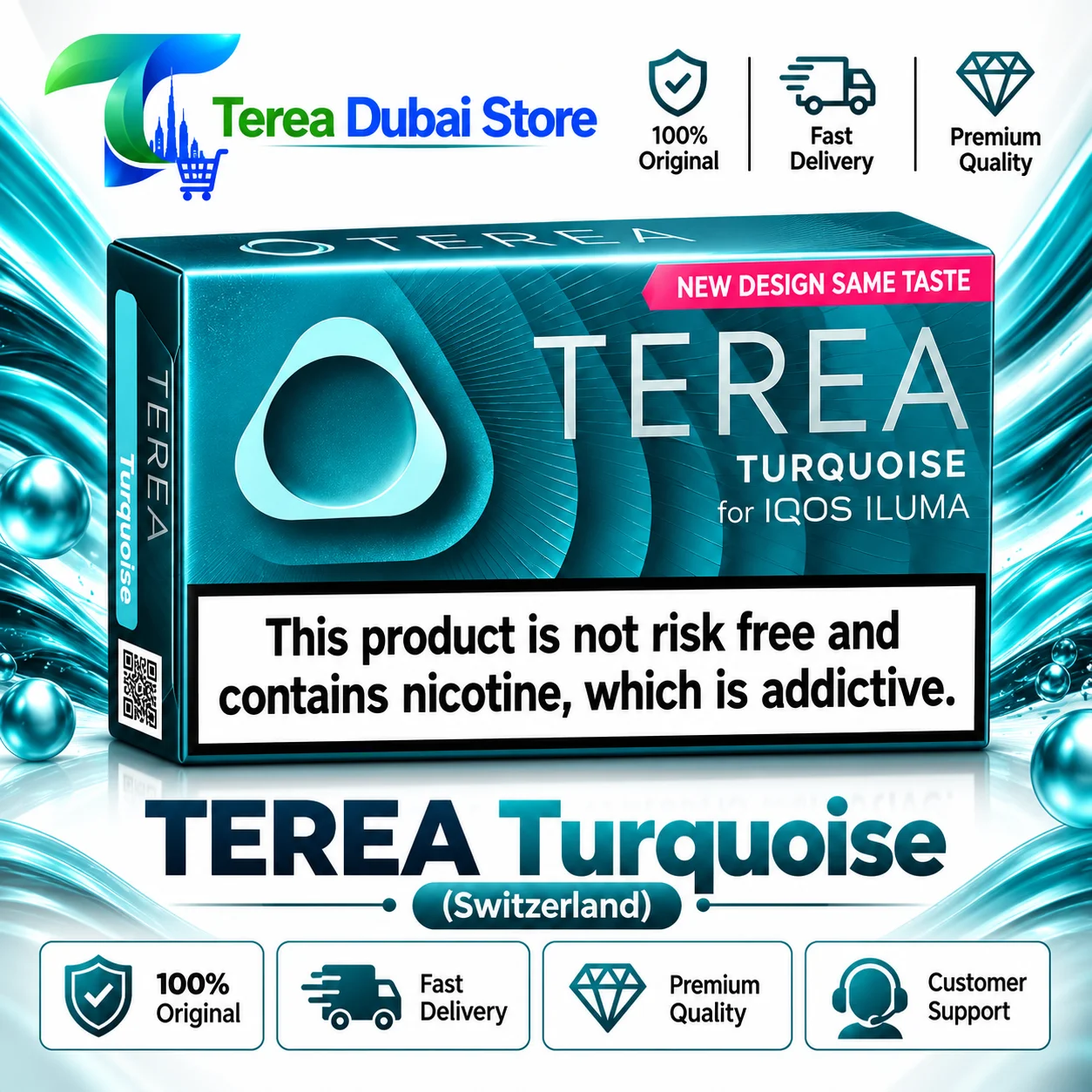 TEREA Turquoise Swiss for IQOS ILUMA