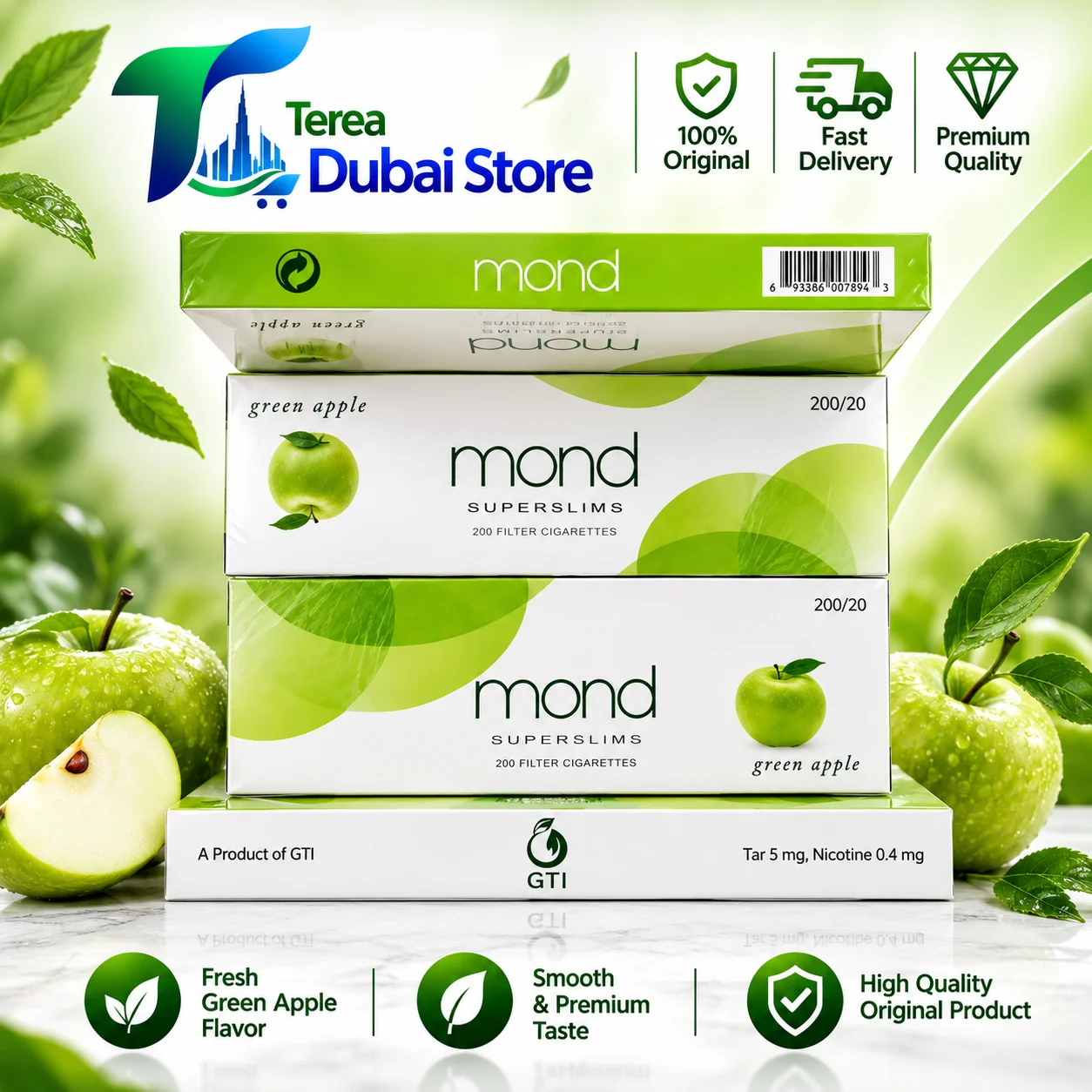 Terea Mond Green Apple