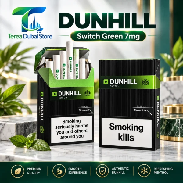 Dunhill Evoke Green UAE | Original Fine Cut Cigarettes