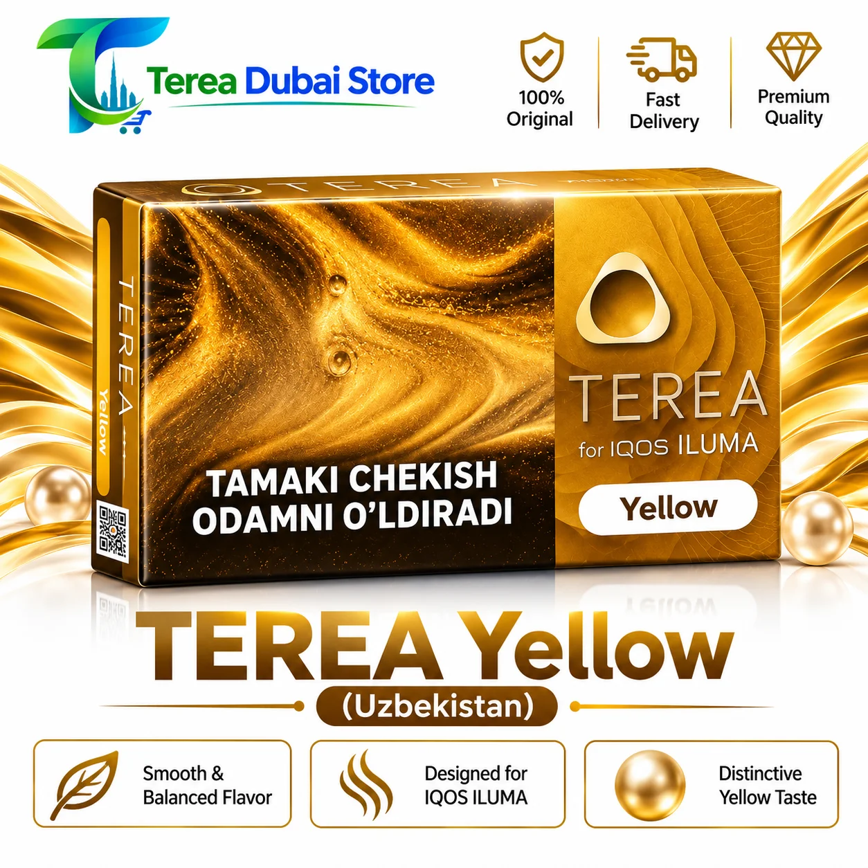 TEREA Yellow Premium Product Banner